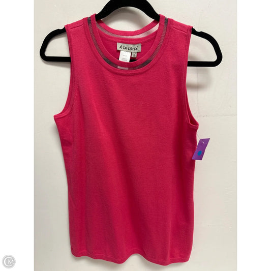 Top Sleeveless By Clothes Mentor In Pink, Size: S
