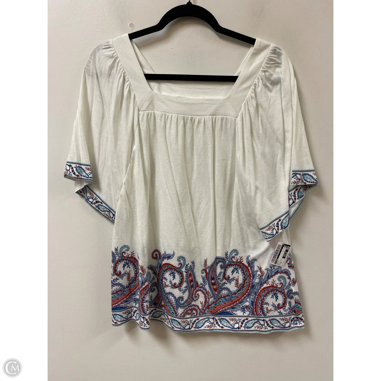 Top Short Sleeve By J. Jill In White, Size: M