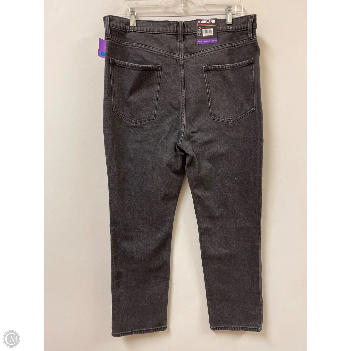 Jeans Boot Cut By Kirkland In Black, Size: 14