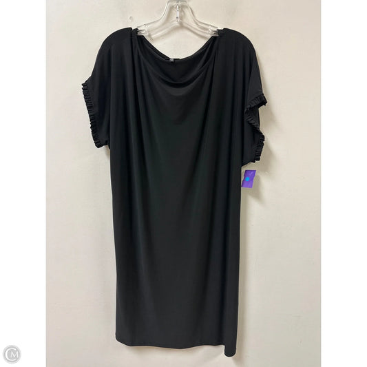 Dress Casual Midi By Nicole Miller In Black, Size: 2x