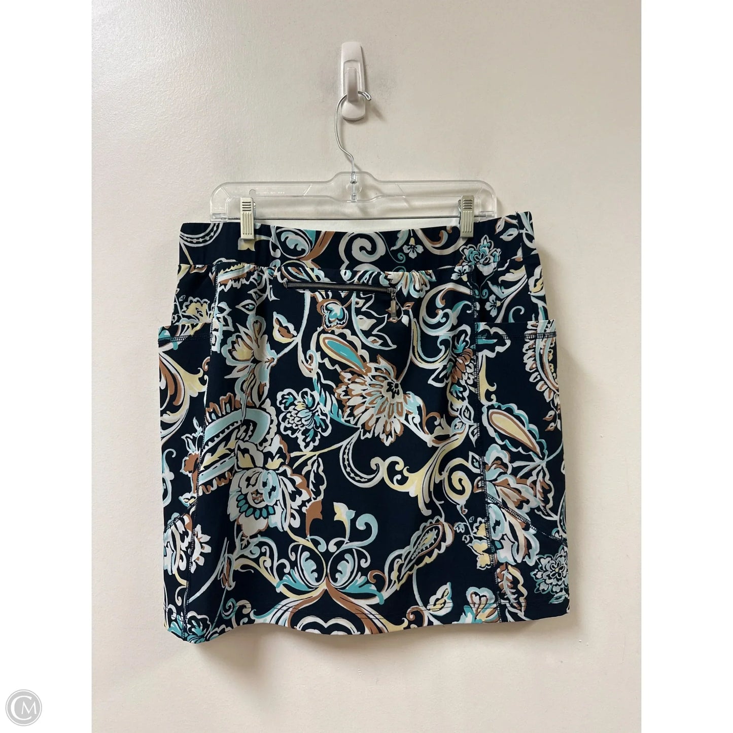 Skort By Chicos In Navy, Size: 12