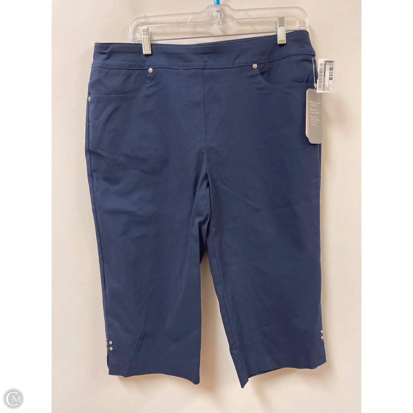 Capris By Allison Daley In Blue, Size: 10