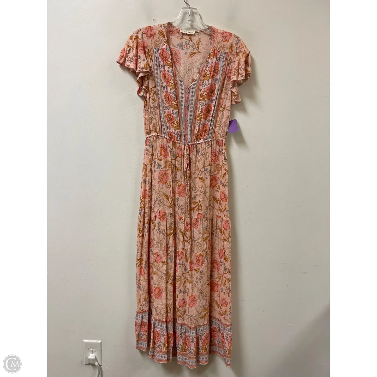 Dress Casual Maxi By Clothes Mentor In Orange, Size: M
