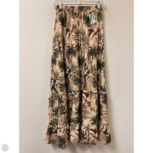 Skirt Maxi By Pull&bear In Tan, Size: 12