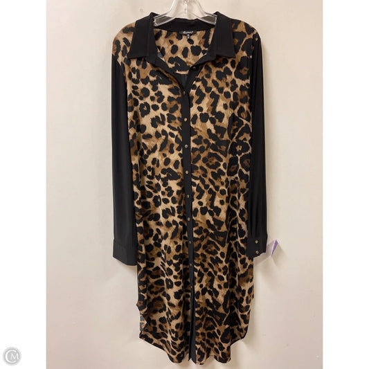 Dress Casual Maxi By Clothes Mentor In Animal Print, Size: Xl