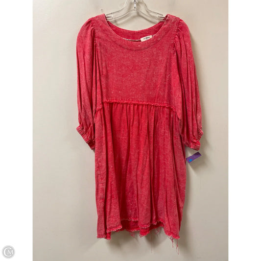 Dress Casual Midi By Umgee In Pink, Size: M