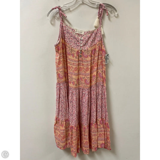 Dress Casual Midi By Lucky Brand In Pink, Size: M