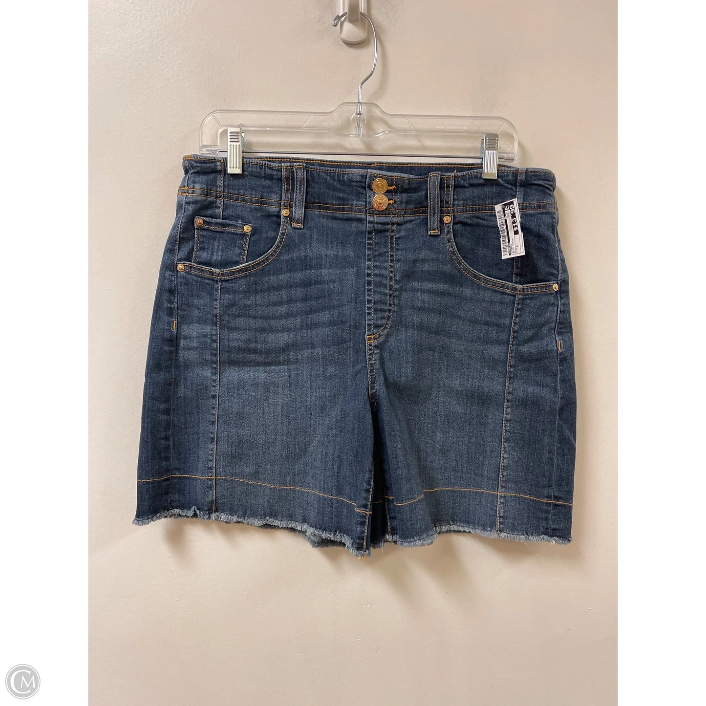 Shorts By Chicos In Blue Denim, Size: 8
