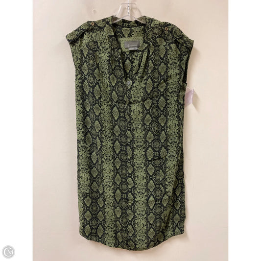 Dress Casual Midi By Anthropologie In Green, Size: Xs