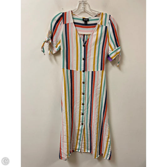 Dress Casual Midi By Ana In Multi-colored, Size: Xs