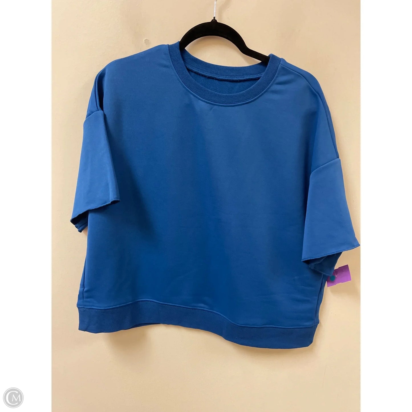 Top Short Sleeve By Clothes Mentor In Blue, Size: M
