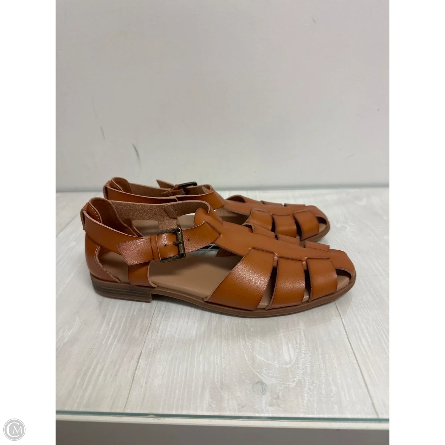 Sandals Flats By Old Navy In Tan, Size: 9