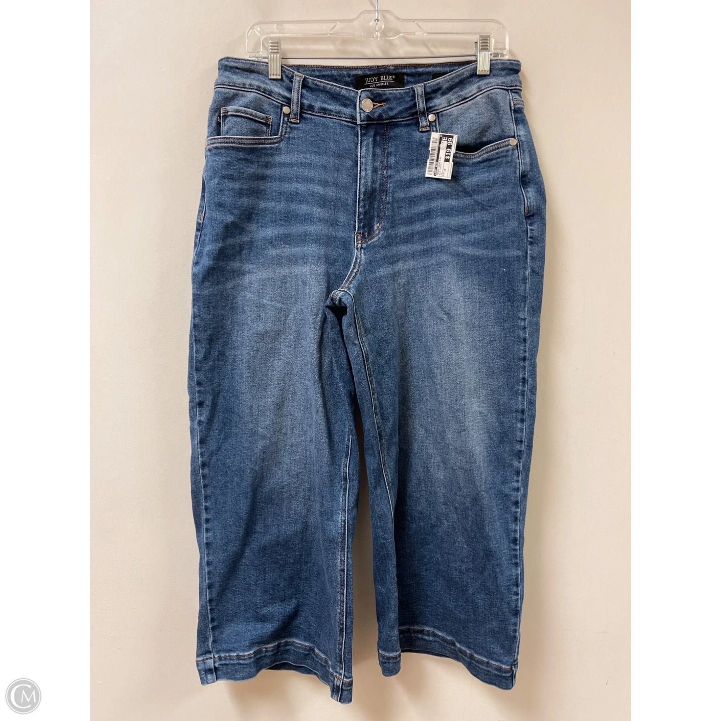Jeans Wide Leg By Judy Blue In Blue Denim, Size: 14