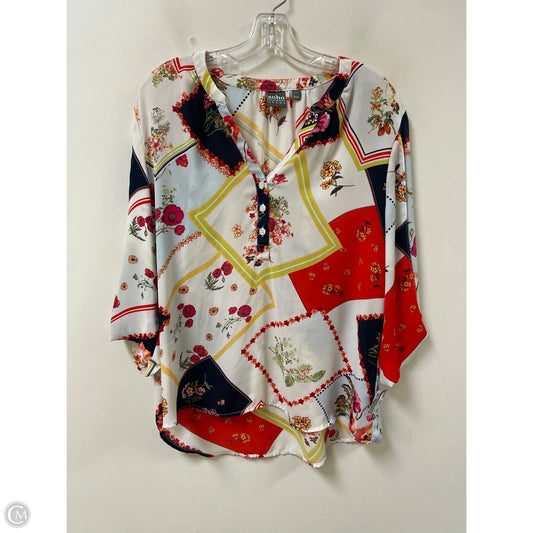 Top Long Sleeve By Soho Apparel In Multi-colored, Size: L