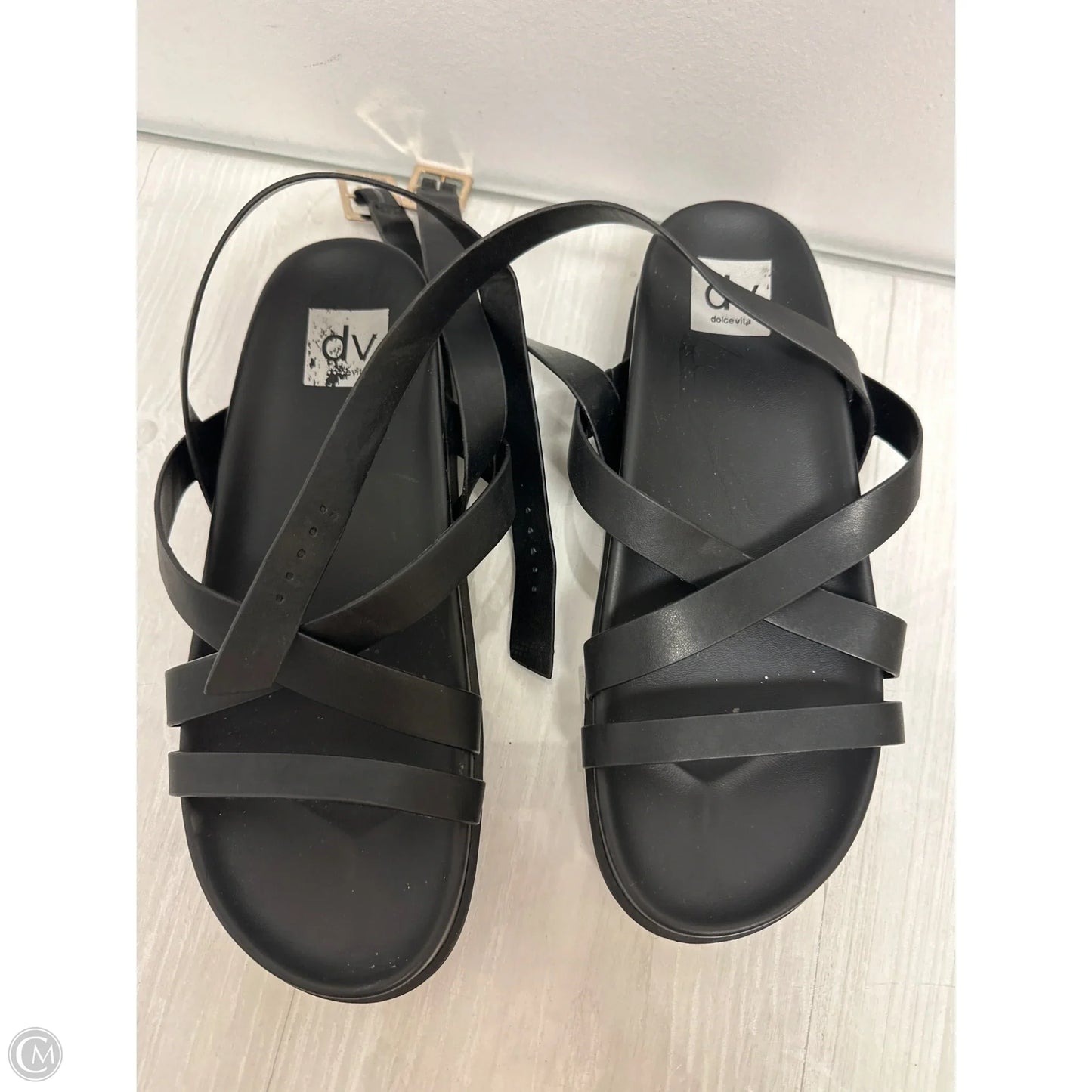 Sandals Flats By Dolce Vita In Black, Size: 8.5