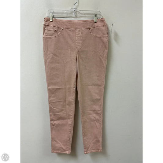 Pants Leggings By Chicos In Pink, Size: 8
