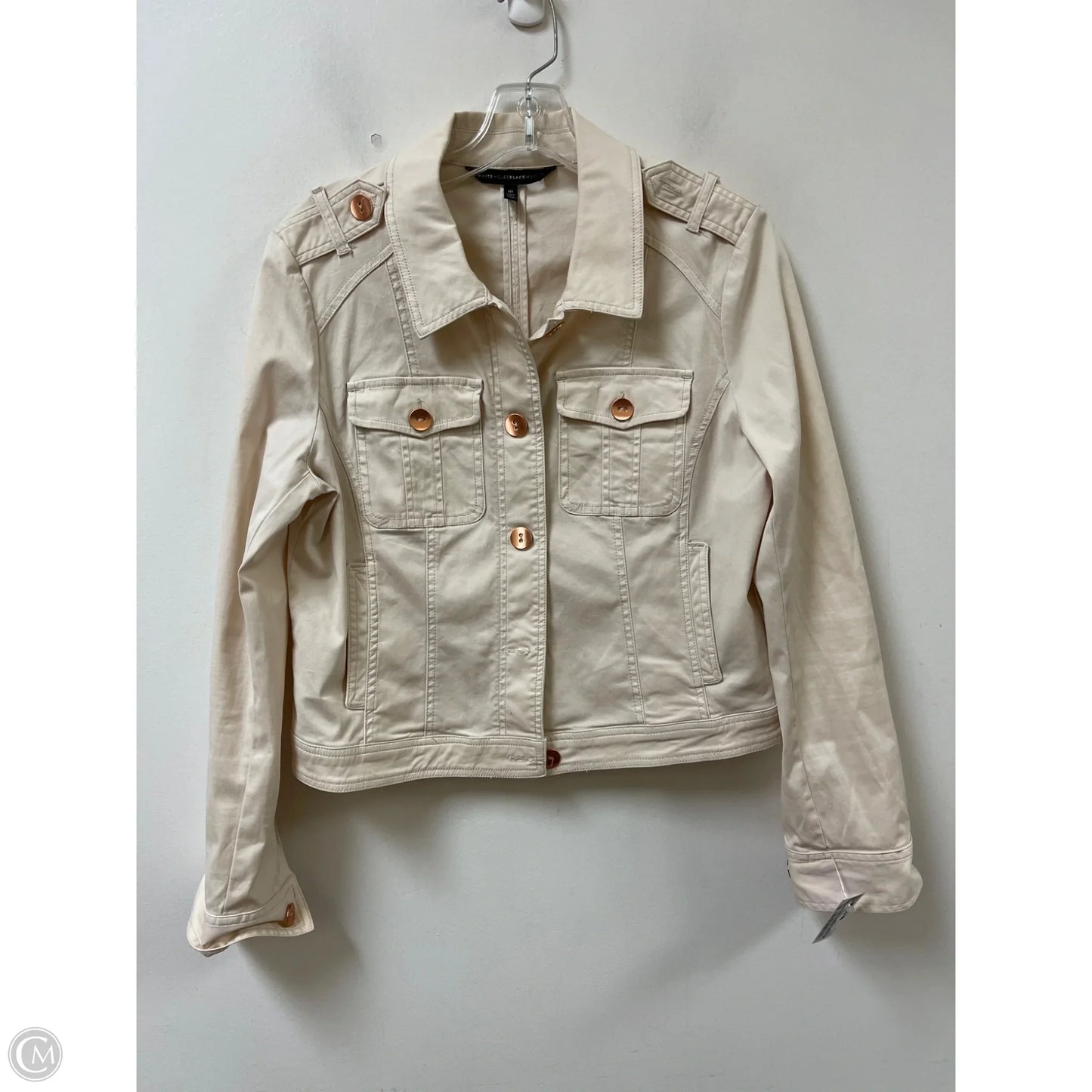 Jacket Other By White House Black Market In Cream, Size: M