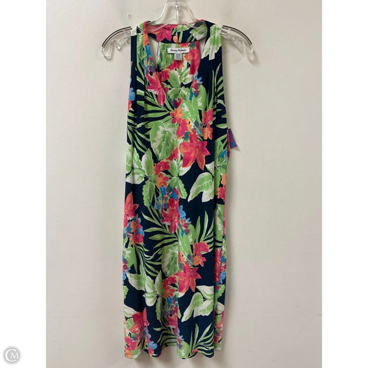 Dress Casual Midi By Tommy Bahama In Floral Print, Size: M