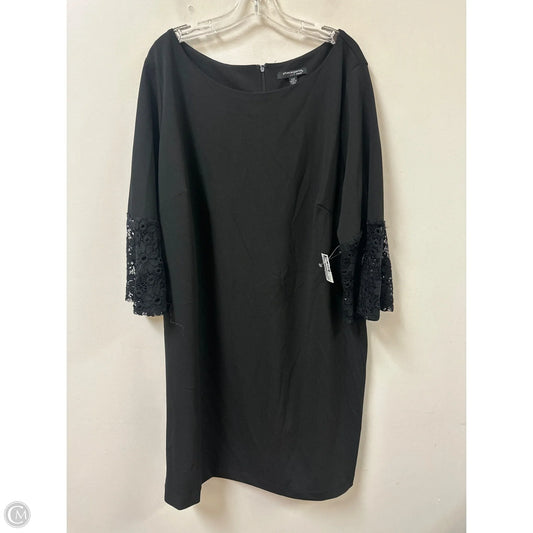 Dress Casual Midi By Sharagano In Black, Size: 2x