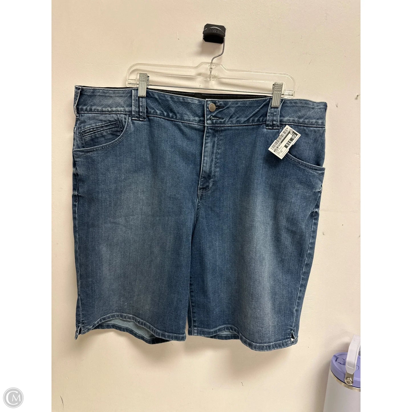Shorts By Lane Bryant In Blue Denim, Size: 22