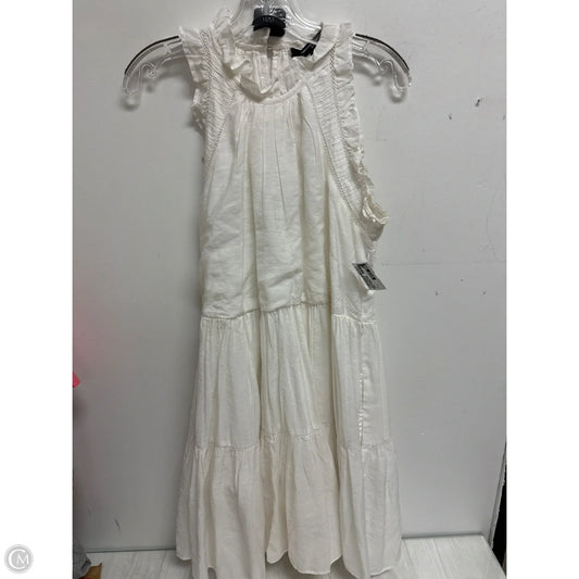 Dress Casual Midi By French Connection In White, Size: M