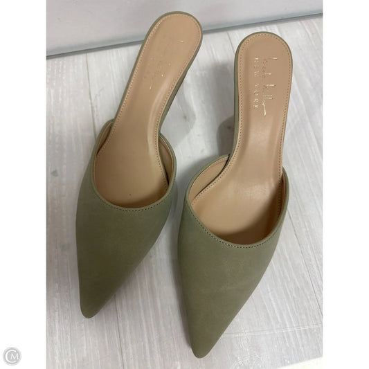 Shoes Heels Kitten By Nicole Miller In Green, Size: 9