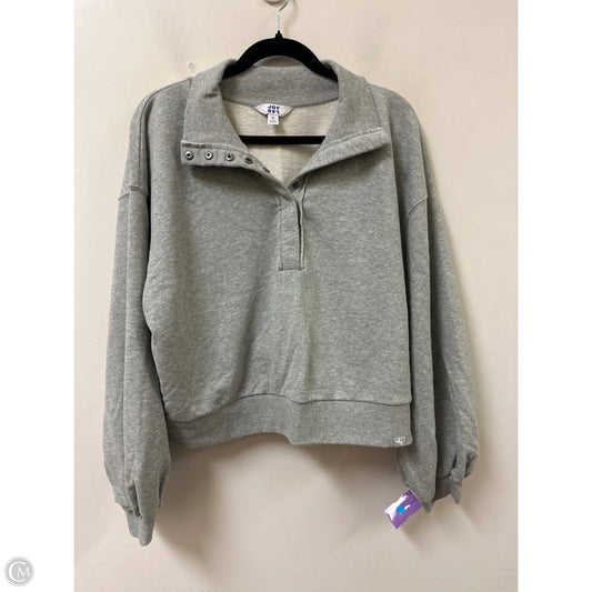 Sweatshirt Crewneck By Joy Lab In Grey, Size: M