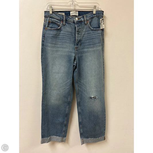 Jeans Straight By Universal Thread In Blue Denim, Size: 10
