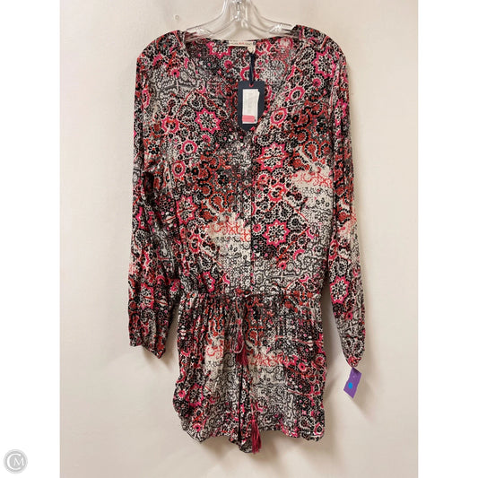 Romper By Chelsea And Violet In Orange & Pink, Size: M
