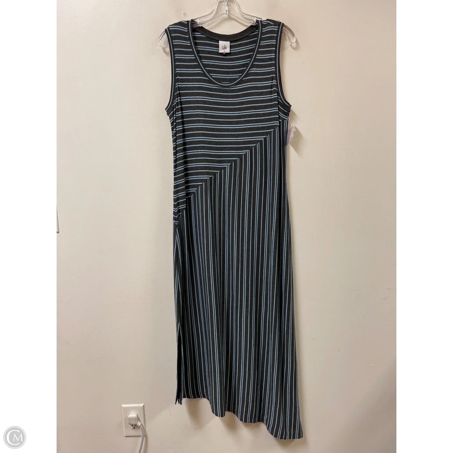 Dress Casual Maxi By Cabi In Grey, Size: M