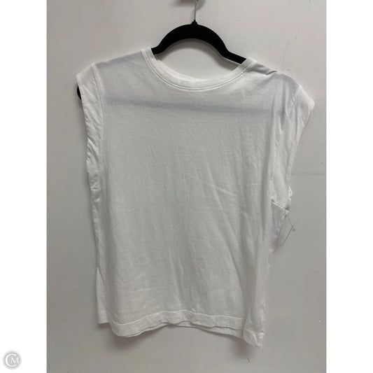 Top Sleeveless By A New Day In White, Size: S