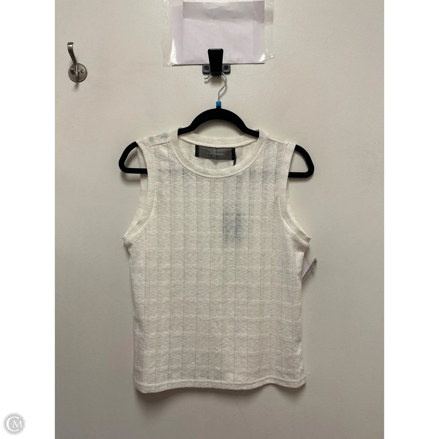 Top Sleeveless By Clothes Mentor In White, Size: Xl
