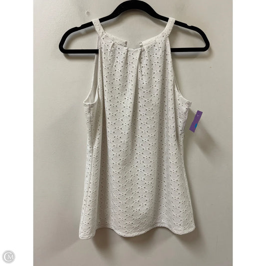 Top Sleeveless By White House Black Market In White, Size: S