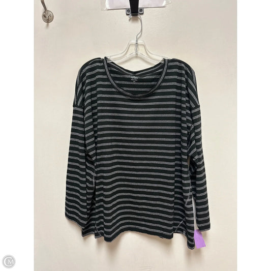 Top Long Sleeve By Talbots In Black, Size: 2x