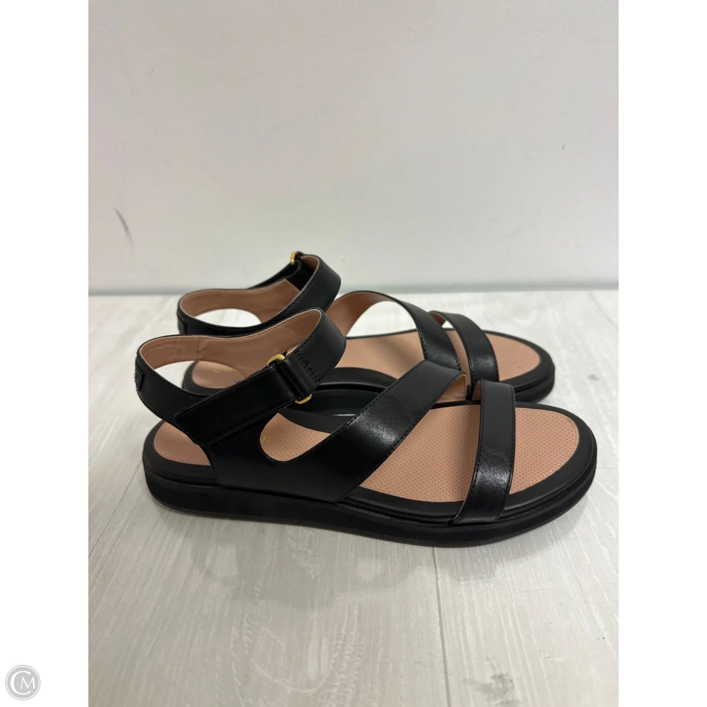 Sandals Flats By Cole-haan In Black, Size: 7