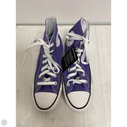 Shoes Sneakers By Converse In Purple, Size: 7