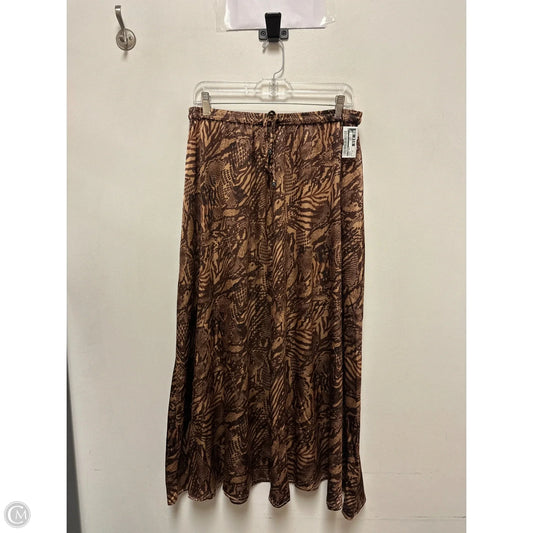 Skirt Maxi By T Tahari In Brown, Size: 12