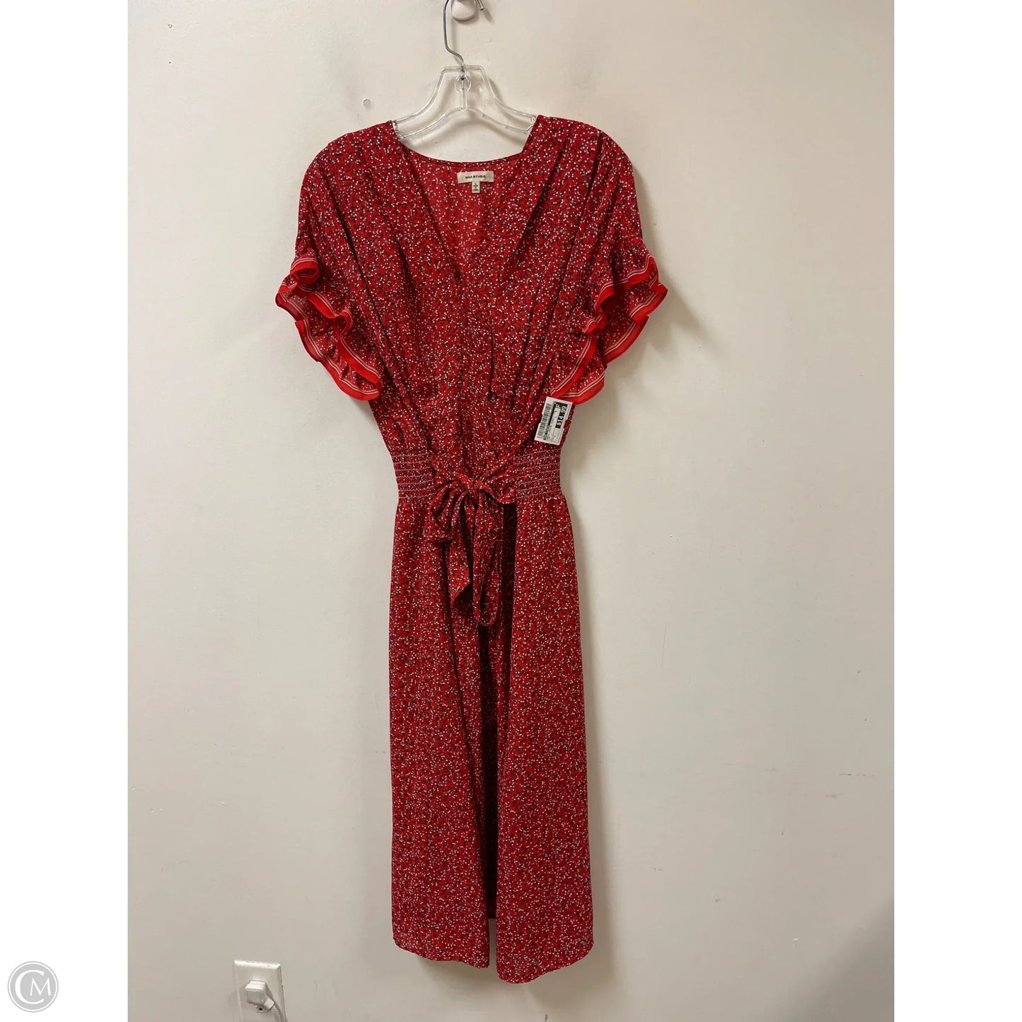 Dress Casual Midi By Max Studio In Red, Size: L