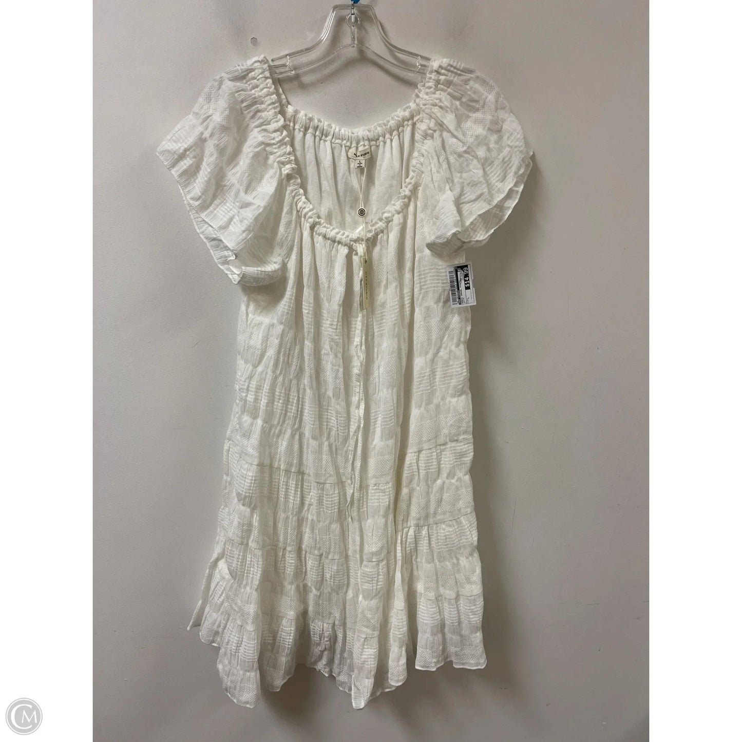 Dress Casual Midi By Max Studio In White, Size: L