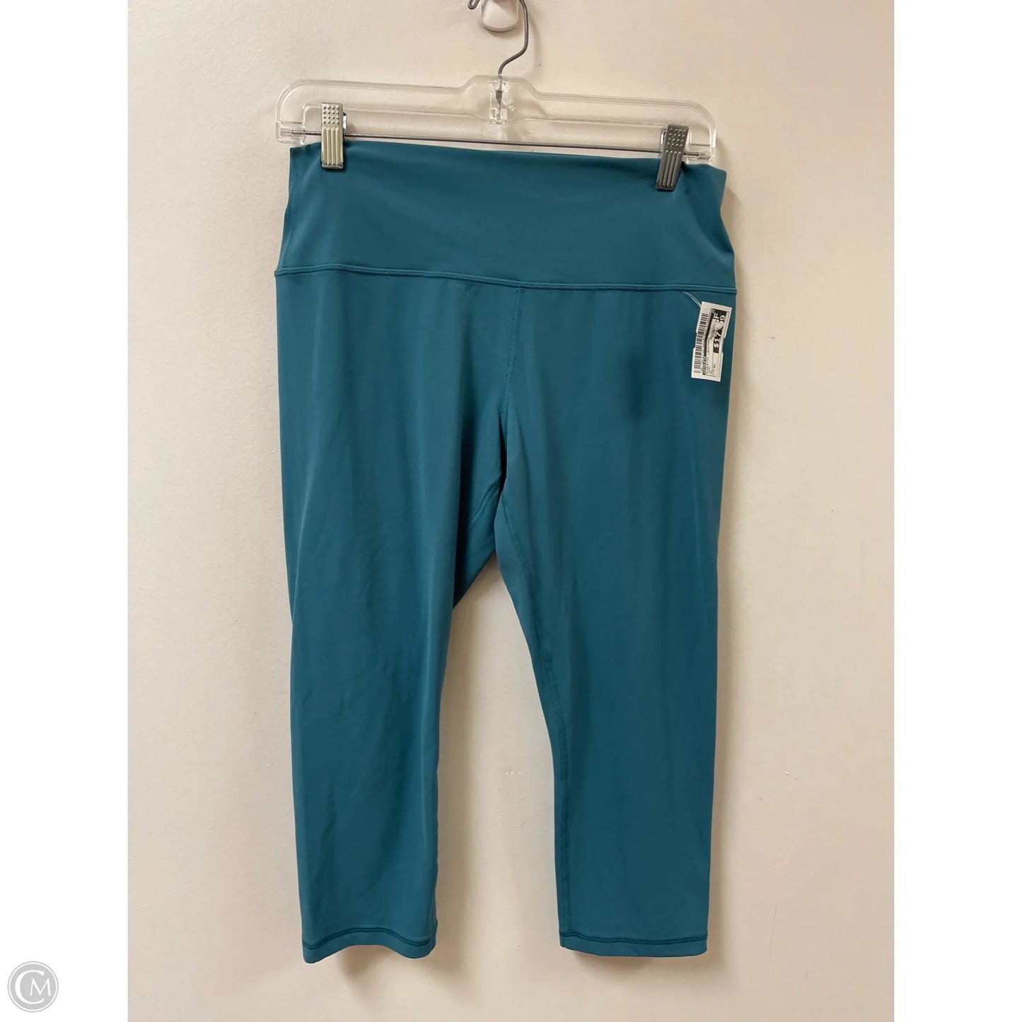 Athletic Leggings By Athleta In Teal, Size: Xl