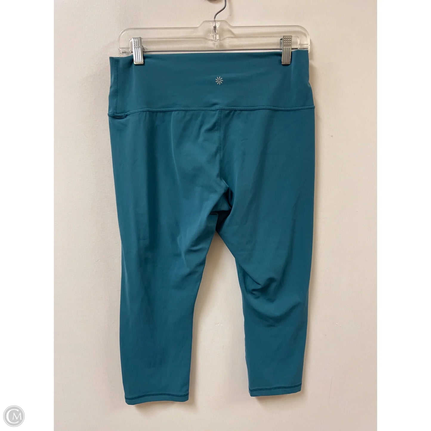 Athletic Leggings By Athleta In Teal, Size: Xl