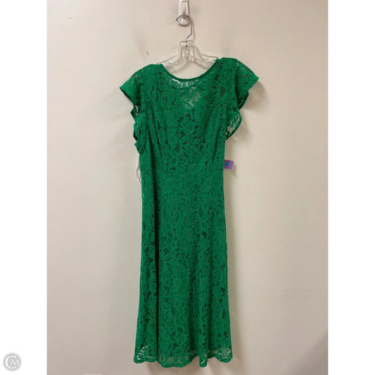 Dress Casual Midi By Donna Ricco In Green, Size: Xs