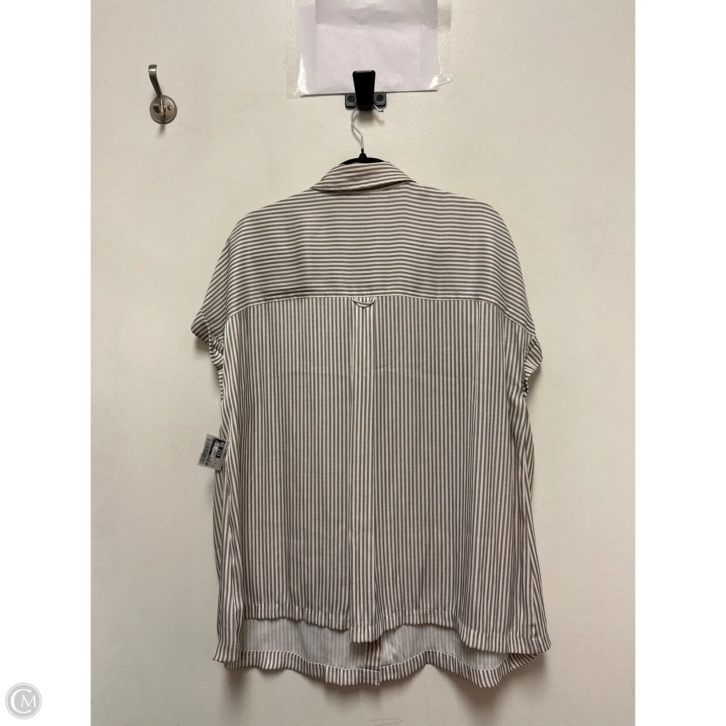 Blouse Short Sleeve By Lane Bryant In Bronze, Size: Xl