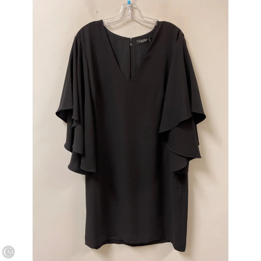 Dress Casual Midi By Lauren By Ralph Lauren In Black, Size: Xl