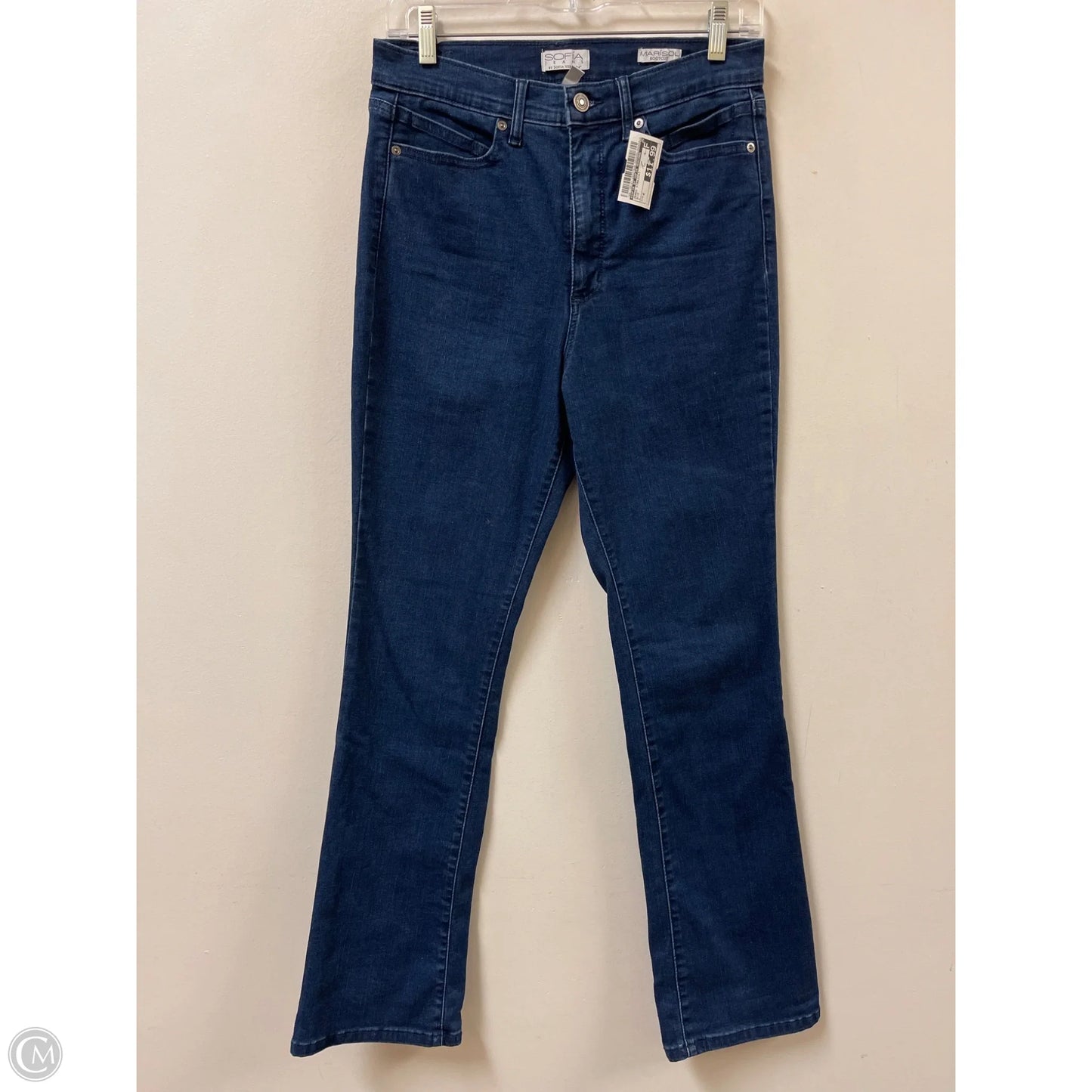 Jeans Straight By Sofia By Sofia Vergara In Blue, Size: 4