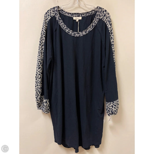 Dress Casual Midi By Umgee In Navy, Size: Xl