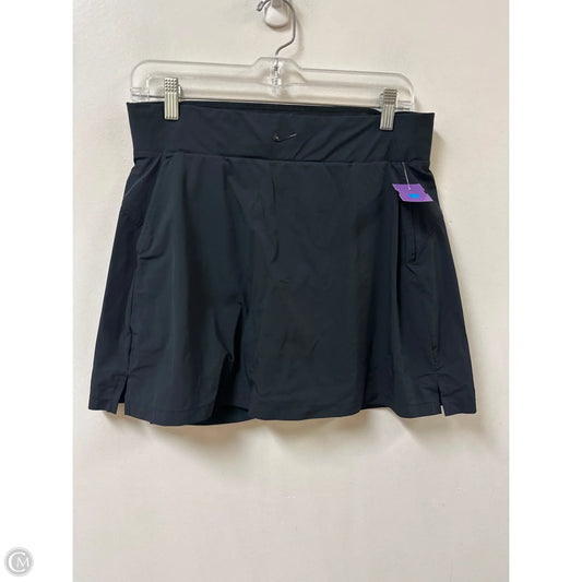 Athletic Skort By Nike Apparel In Black, Size: L