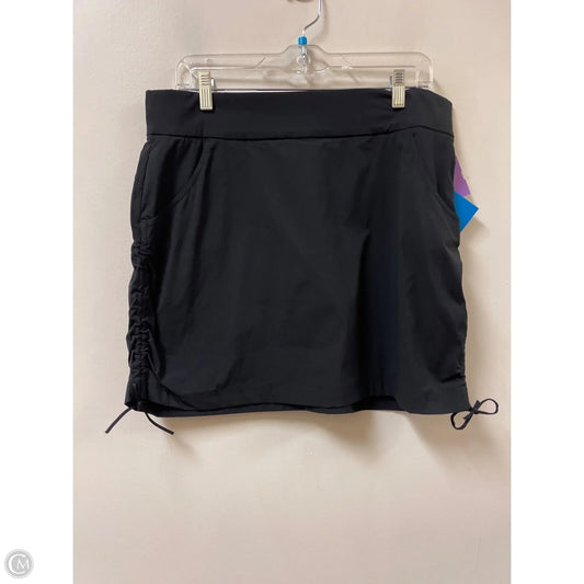 Athletic Skort By Columbia In Black, Size: L