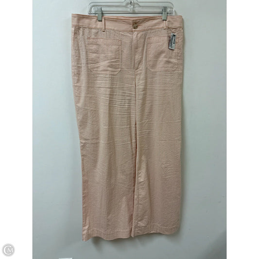 Pants Wide Leg By Loft In Orange, Size: 14