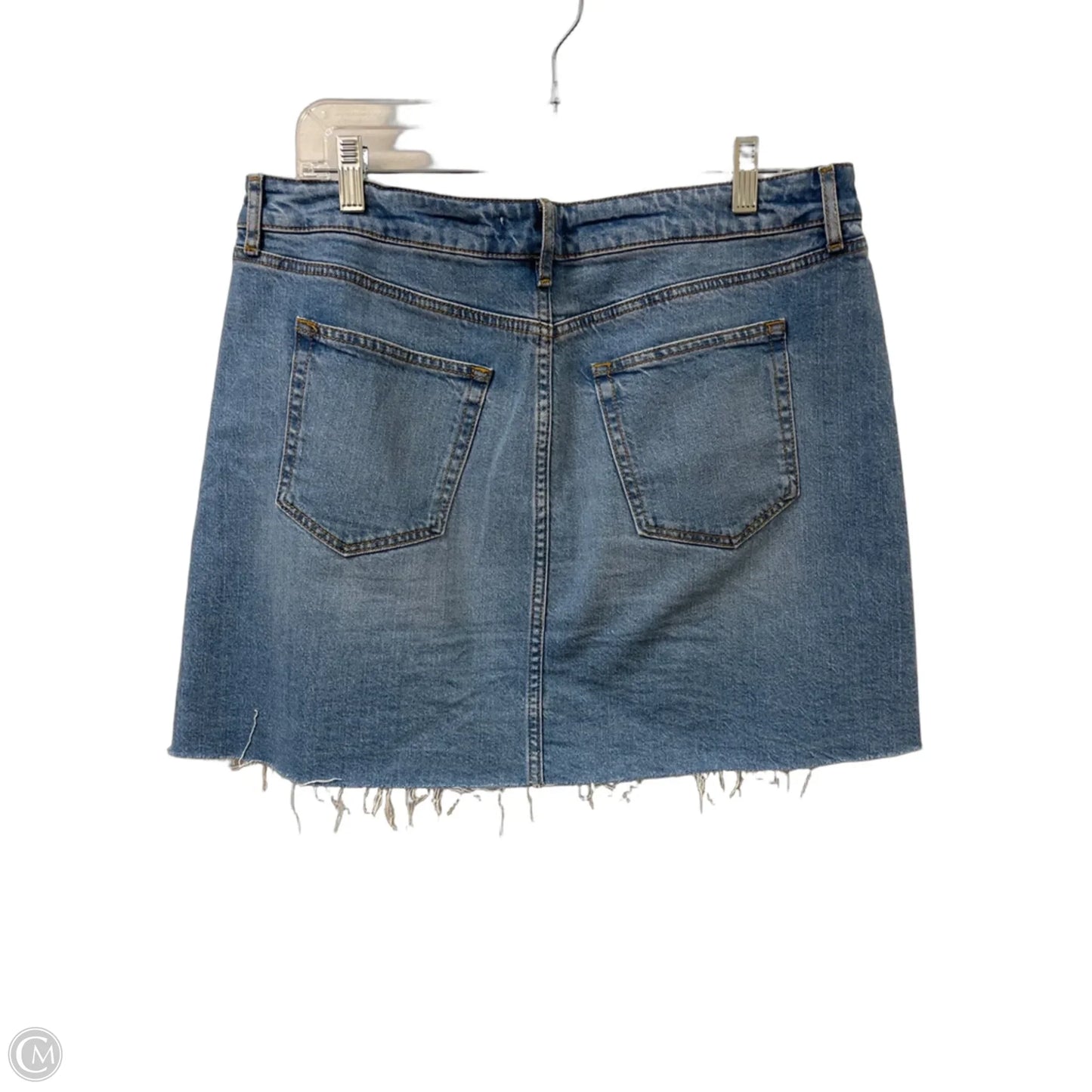 Skirt Mini & Short By Loft In Blue Denim, Size: 10